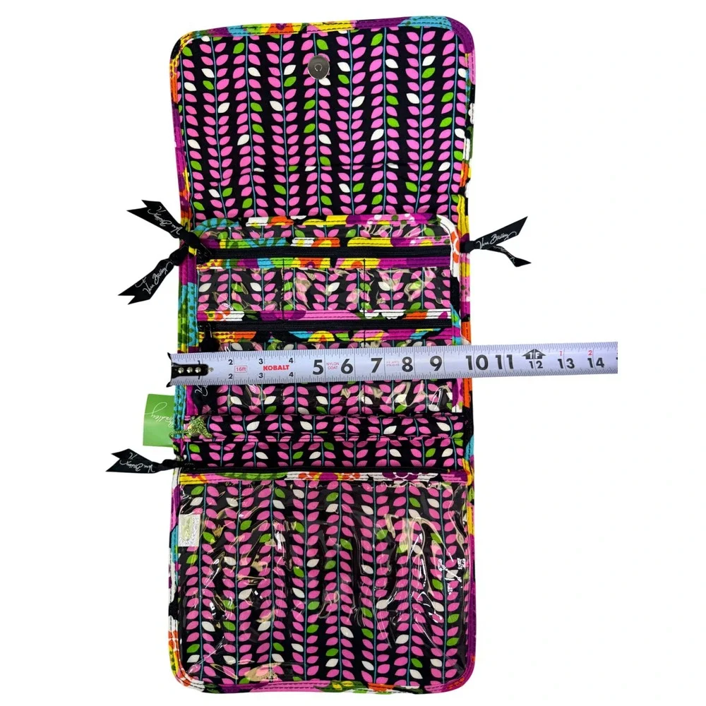 Vera Bradley Jewelry Folio Va Va Bloom Floral Quilted Travel Organizer 12555-127
